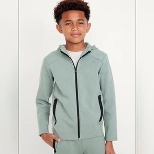 Green Zip-Up Hoodie